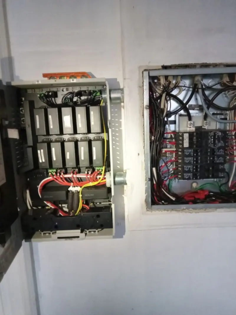 Electrical panel upgrade completed for Indoor Lighting Installation in Asbury